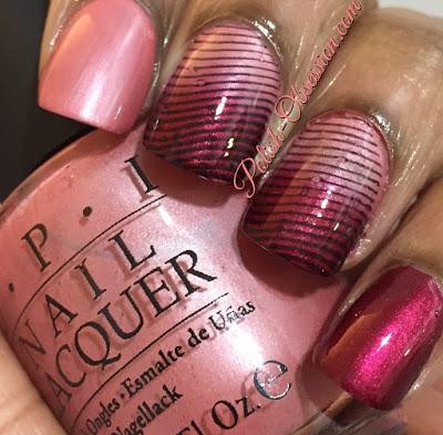 Pink and Red with OPI