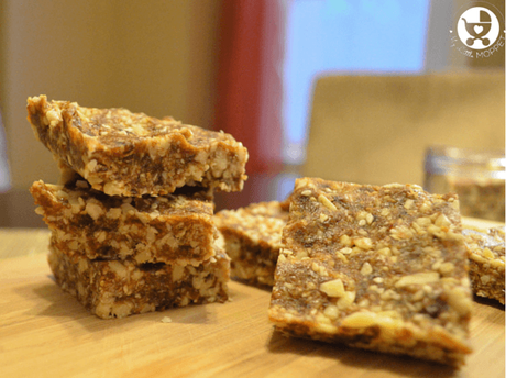 Dry Fruit Jaggery Energy Bars for Kids