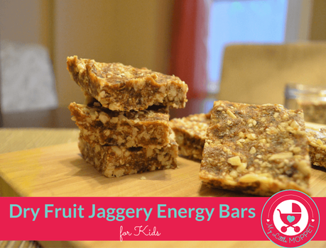 Dry Fruit Jaggery Energy Bars for Kids