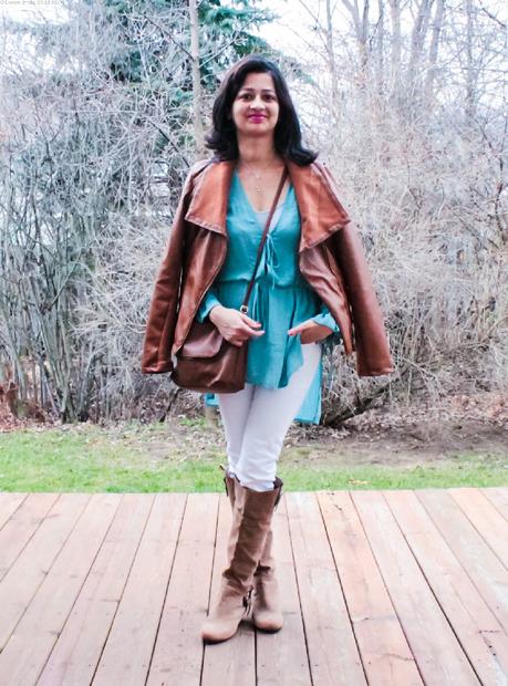 Mint Tunic & Moto Jacket