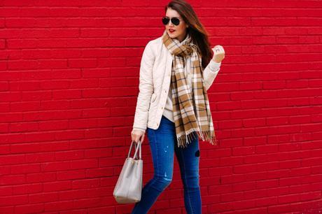 Quilted Jacket Amy Havins of Dallas Wardrobe wears a J.Crew quilted jacket.