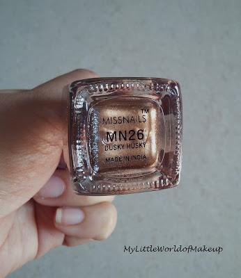 MISSNAILS Nail Polish in MN25 & MN26  Review  & Swatches