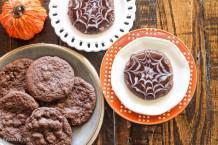 Ultimate Chocolate Spiderweb Cookies
