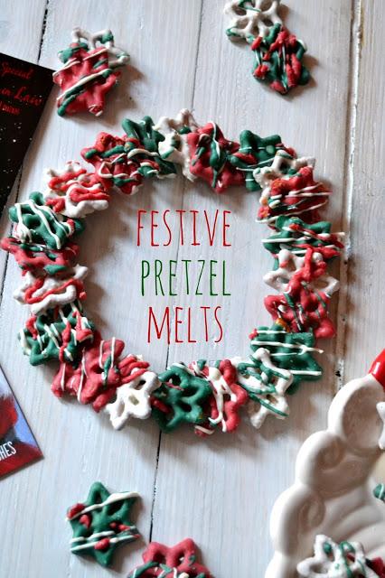 festive pretzel melts