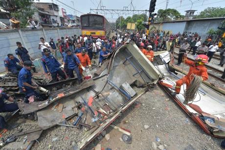 1600 private buses off the road after road accident ~ not here - in Indonesia