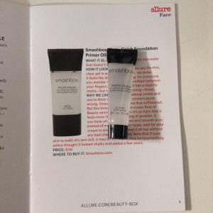 DECEMBER 2015 ALLURE SAMPLE SOCIETY REVIEW