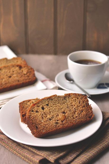 Wholewheat Banana Bread (made with Honey)