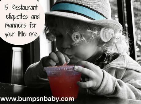 15 MUST Known Restaurant Etiquettes for Children and Parents