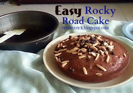 EASY ROCKY ROAD CAKE
