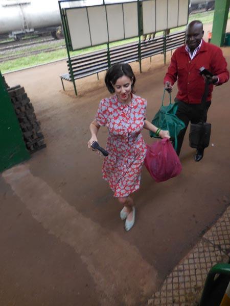 Rift Valley Railways Kampala train platform
