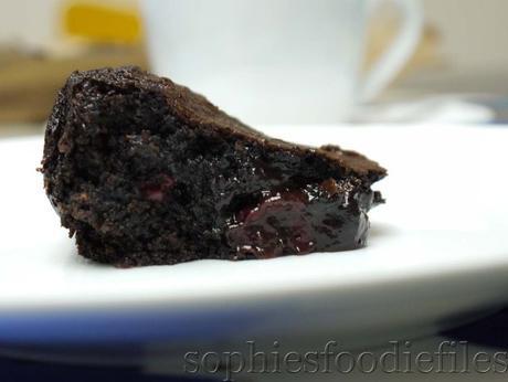 MMM! Divine vegan cranberry carob brownies!