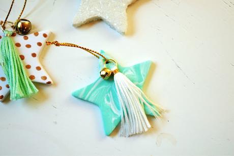 DIY: Tasseled Star Ornaments