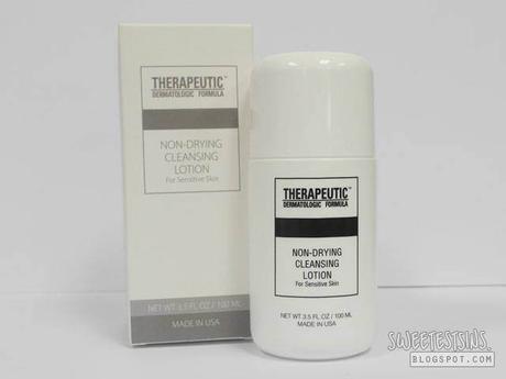 therapeutic dermatologic formula non drying cleansing lotion