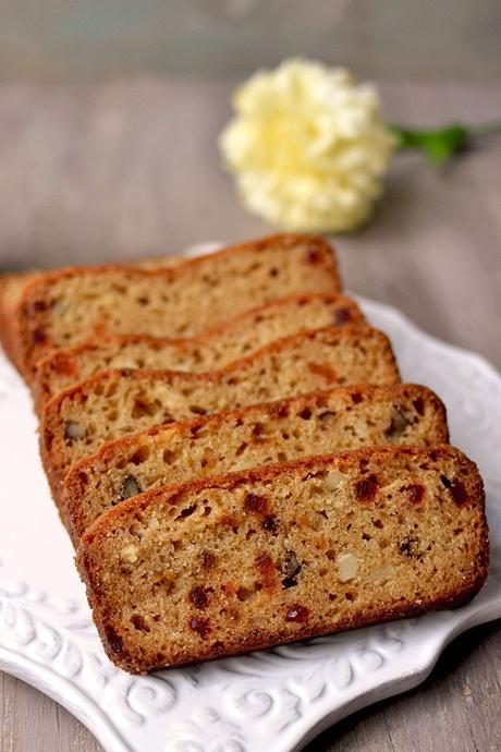 Fruit & Nut Cake without Eggs