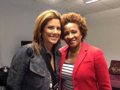 Amanda Sanders with Wanda Sykes comedian, writer, actress, and voice artist.
