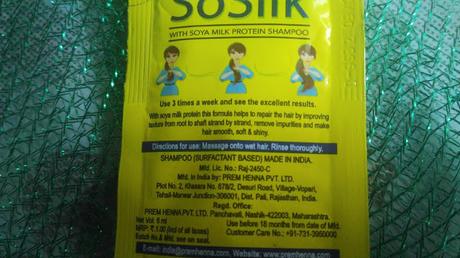 SoSilk Soya Milk Protein Shampoo Review