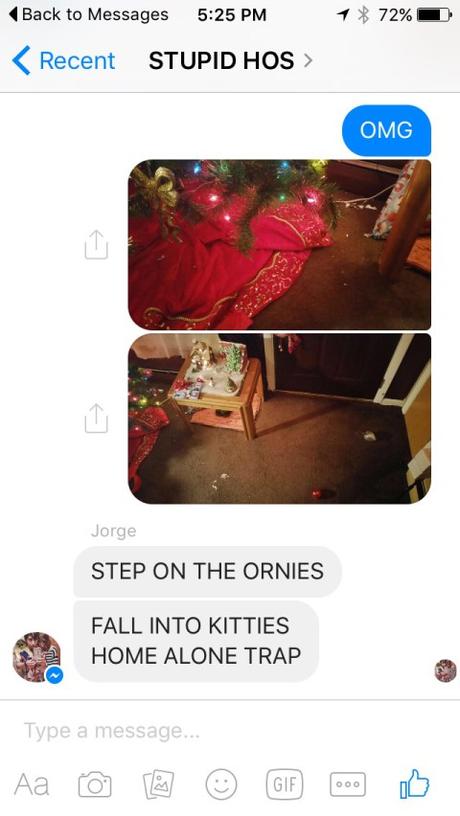 My Cat Is Ruining The Christmas Tree, But I’m Surprisingly Chill About It (…Now)