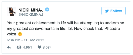 Nicki Minaj Claps Back To Bossip’s Sexiest Commet