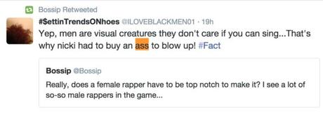Nicki Minaj Claps Back To Bossip’s Sexiest Commet