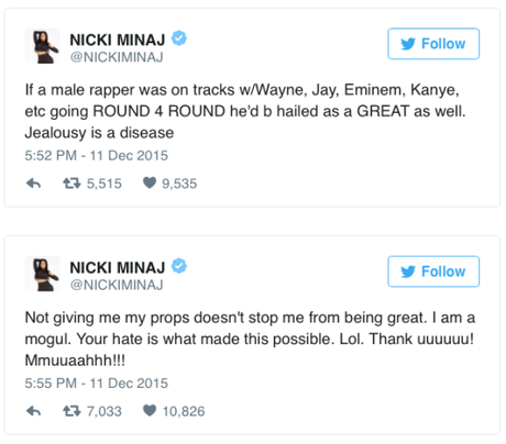 Nicki Minaj Claps Back To Bossip’s Sexiest Commet