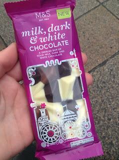 Marks & Spencer Milk, Dark & White Chocolate Bar