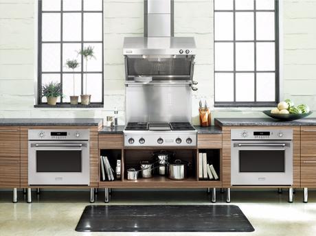 Monogram kitchen with wall ovens