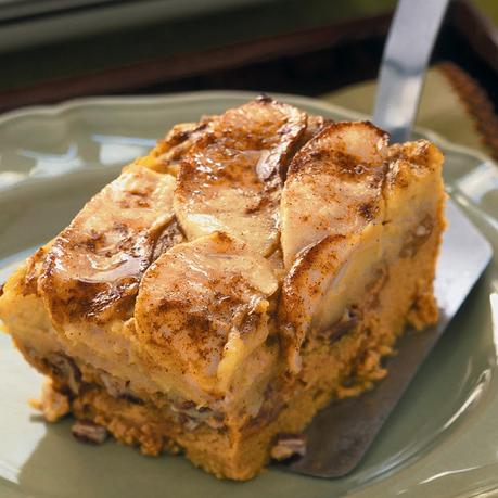 CINNAMON GLAZED SWEET POTATO AND APPLE BAKE