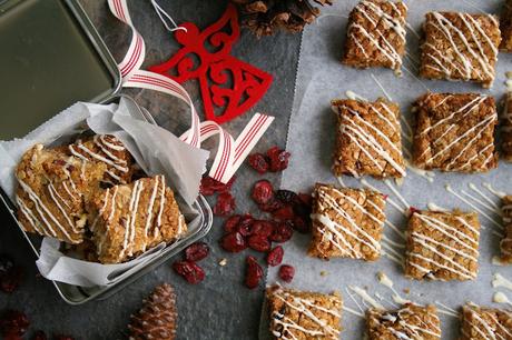 Cranberry and White Chocolate Crunchies