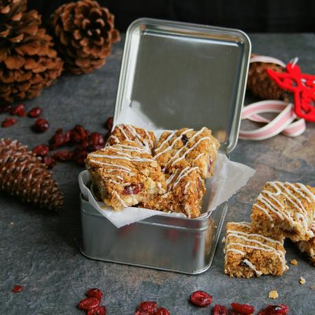 Cranberry and White Chocolate Crunchies