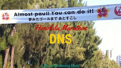 After the Honolulu Marathon: DNS is tough