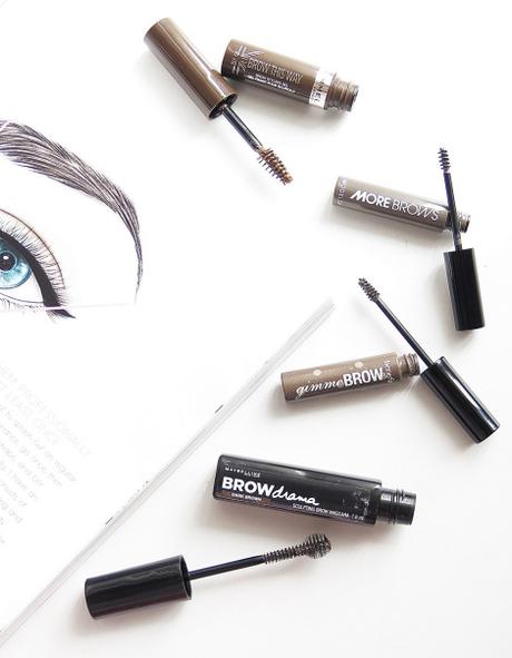battle of the brow gel best highend drugstore rimmel brow this way browstyling gel modelco morebrows benefit gimme brow maybelline brow drama