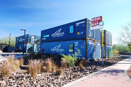 Containers on Grand exterior