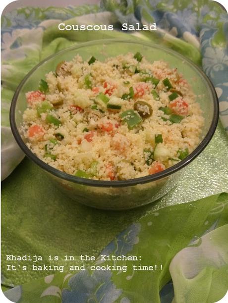 SALADE DE COUSCOUS / COUSCOUS SALAD / ENSALADA DE CUSCÚS