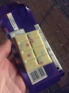 Asda Rainbow Choc White Chocolate