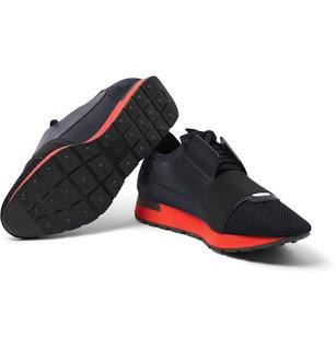 Winter Arrival, Spring Fare: Balenciaga Mixed Media Sneaker