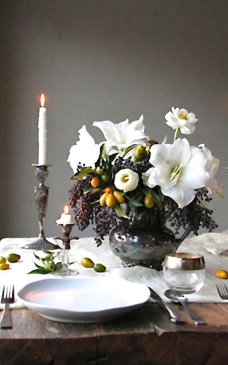 Winter Flower Arrangements Holiday Tablescapes Lush Dutch Inspired Florals