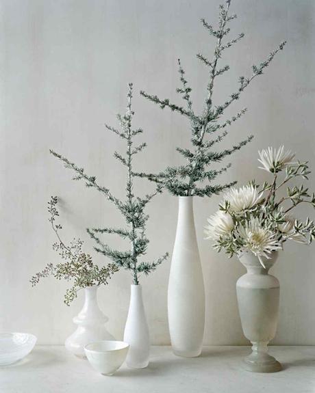 Winter Flower Arrangements Holiday Tablescapes Scandinavian Greens