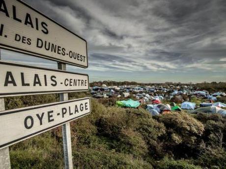 Refugee camp in Calais