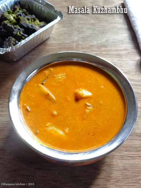 Potato Masala Kuzhambhu | Kuzhambhu recipes Masala kuzhambhu