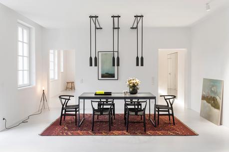 Berlin apartment with a modern dining room