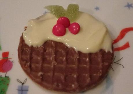 Christmas Pudding Biscuits