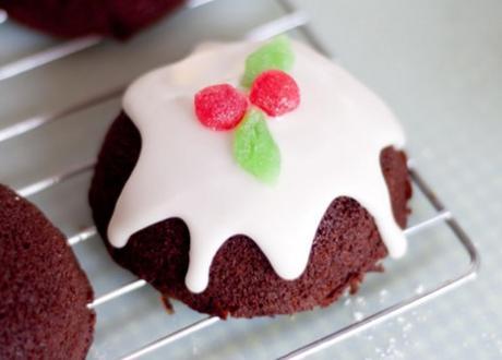 Christmas Pudding Cupcakes