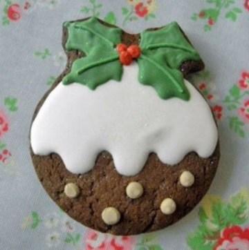 Christmas Pudding Gingerbread Biscuits