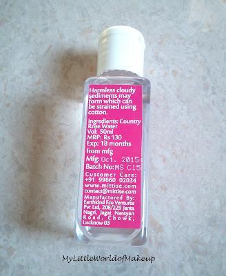 Mitti Se Pure Rose Water Review