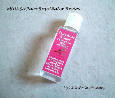 Mitti Se Pure Rose Water Review