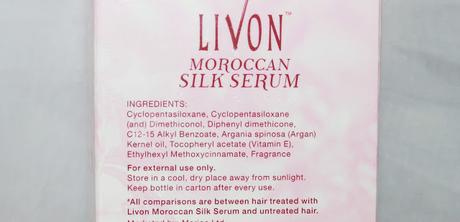 Livon Moroccan Silk Serum Review