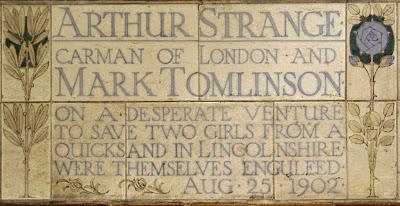 Postman's Park (36): quicksand