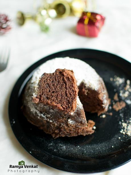 steamed banana chocolate cake - no bake christmas recipes