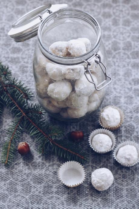 christmas treats ( Stollenkonfekt,  spiced plum blueberry marzipan jam. speculoose dulce de leche cookie butter.)