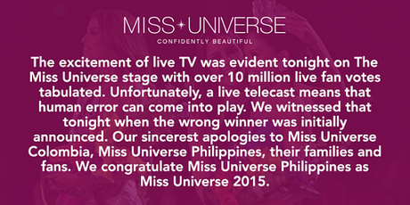 Miss Universe for a few minutes! (VIDEO)